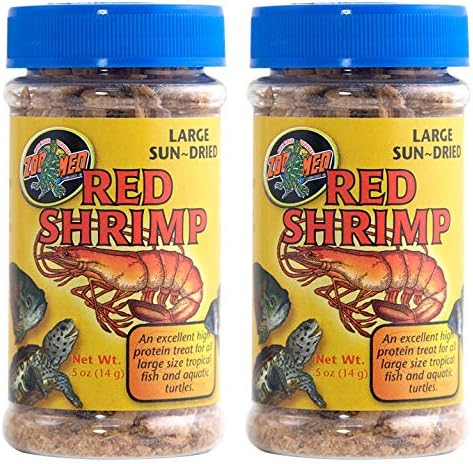  Zoo Med Large Sun-Dried Red Shrimp 5 Oz - Pack Of 3