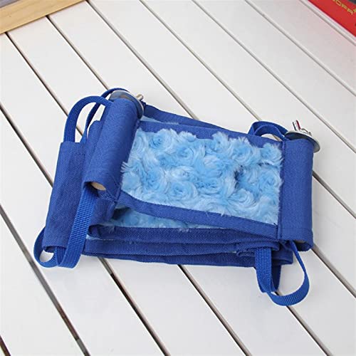  GAMIRA Pet Nest Multi-Layer Small Animals Toy Bed Resting Hamster Hammock Playing Rat Bedding Nest Platform (Color : Blue)