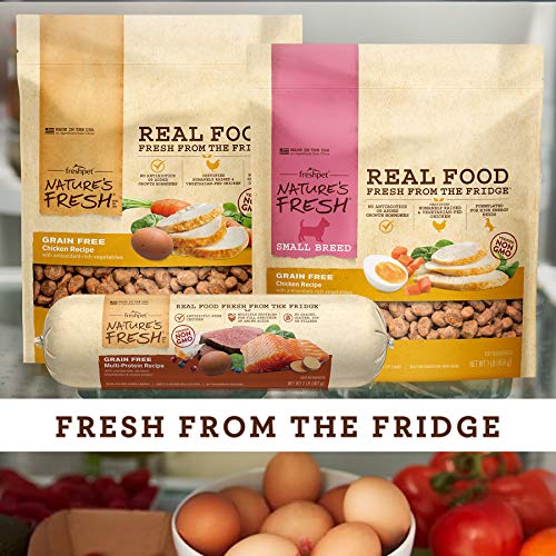  Freshpet Balanced Nutrition Chicken Recipe With Peas, Carrots & Brown Rice, 2 Lb