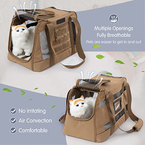  VEAGIA Cat Carrier,Pet Carrier,Cat Carriers For Medium Cats Under 25,Soft Puppy Travel Bag Carriers For Small Dogs Airline Approved