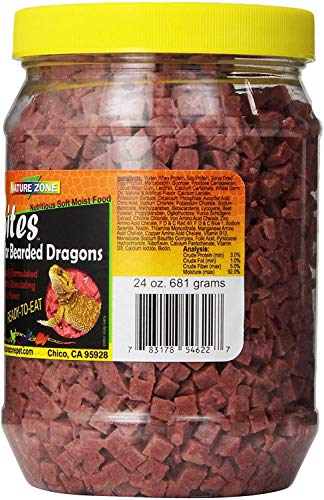  Nature Zone Nutri Bites For Bearded Dragons 24 Oz - Pack Of 3