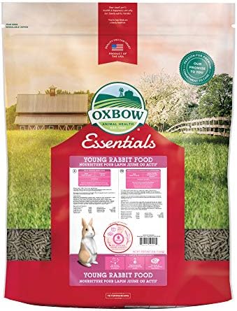  Oxbow Essentials Young Rabbit Food - All Natural Rabbit Pellets - 10 Lb.
