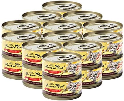  Fussie Cat Premium Tuna With Mussels In Aspic Grain-Free Wet Cat Food 2.82oz, Case Of 24