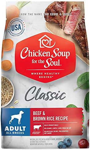  Chicken Soup For The Soul Small Bites Dog Food, Chicken, Turkey & Brown Rice Recipe, 4.5 Lb. Bag | Soy Free, Corn Free, Wheat Free | Dry Dog Food Made With Real Ingredients