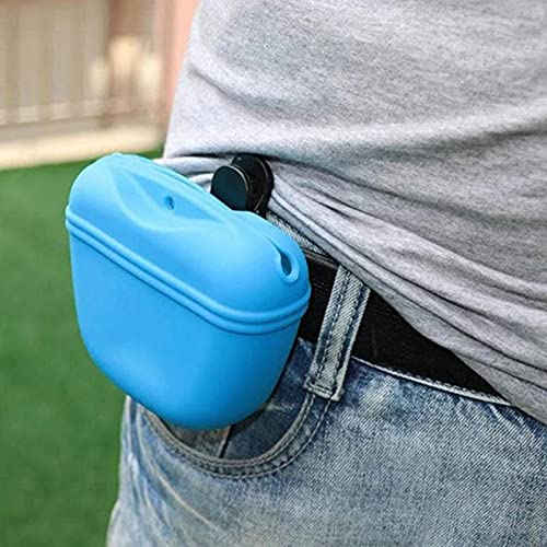  JOZZY Dog Bowls Dogs Training Treat Bag Outdoor Detachable Pet Food Snack Waist Bag Dog Sided Bag Puppy Feeding Supplies (Color : D)