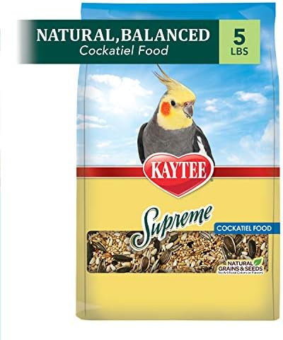  Kaytee Forti-Diet Egg-Cite Parakeet Pet Bird Food, 5 Pound