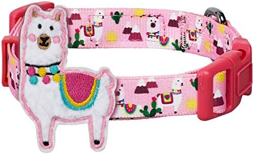  Blueberry Pet Essentials 10 Patterns Statement Busy Bees Designer Adjustable Dog Collar, Large, Neck 18"-26"