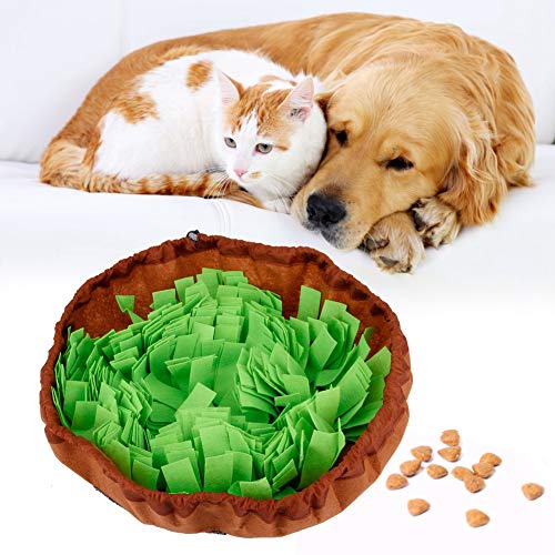  Bicaquu Dog Sniff Mat, Souptoys Training Playing Pet Morder Toy, For Cat Dog Stress Release Feeding Dog Food(Green)