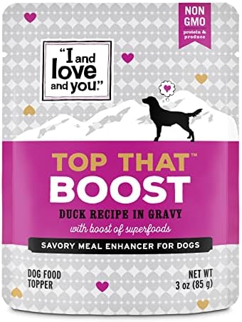  "I And Love And You" Top That Tummy Wet Dog Food Pouch, Chicken Recipe In Gravy, 3 Oz (Pack Of 12)