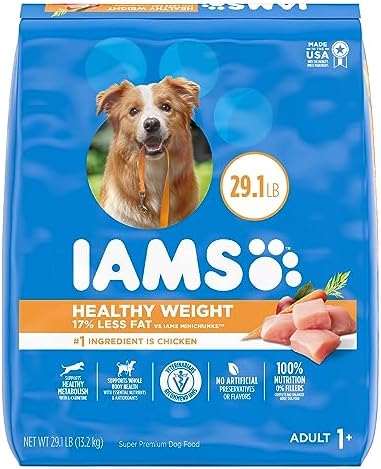  IAMS Adult Healthy Weight Control Dry Dog Food With Real Chicken, 29.1 Lb. Bag