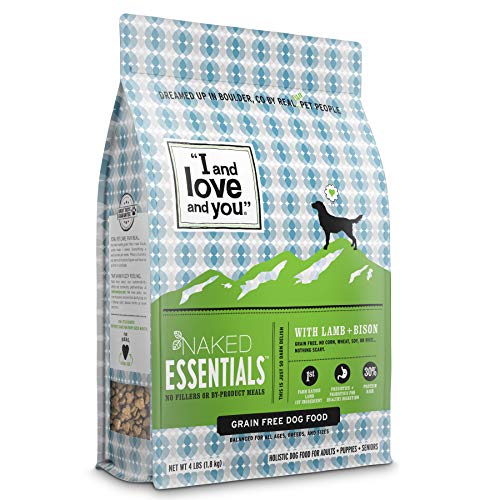  "I And Love And You" Trial Size Naked Essentials Lamb & Bison, Grain Free Dry Dog Food, 4 LB