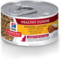  Hill's Science Diet Wet Cat Food, Adult, Healthy Cuisine, Roasted Chicken & Rice For Healthy Weight & Weight Management, 2.8 Oz. Cans, 24-Pack