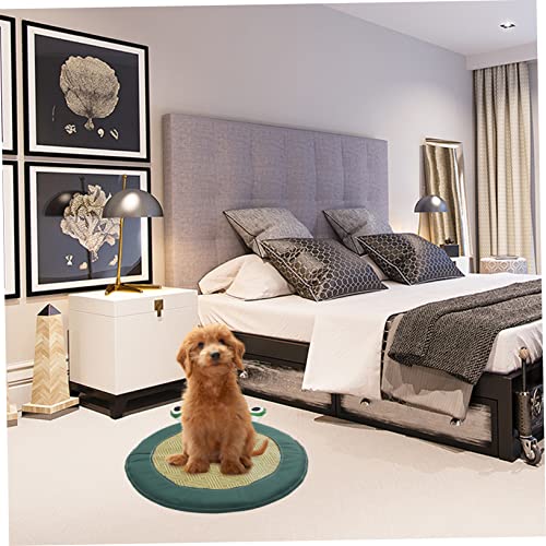  POPETPOP Kennel Mat Bedding For Guinea Pigs Pet Cool Cushion Summer Dog Pad Pet Summer Mat Pet Mat Dog Sleeping Mat Cat Pad Green Rabbit Short Plush Liner Cat Summer Pad Summer Pet Mat
