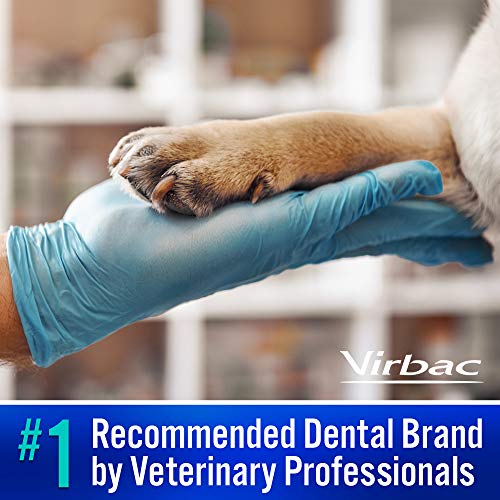  Virbac CET Enzymatic Oral Hygiene Chews For Dogs, Beef, 1.13 Pounds