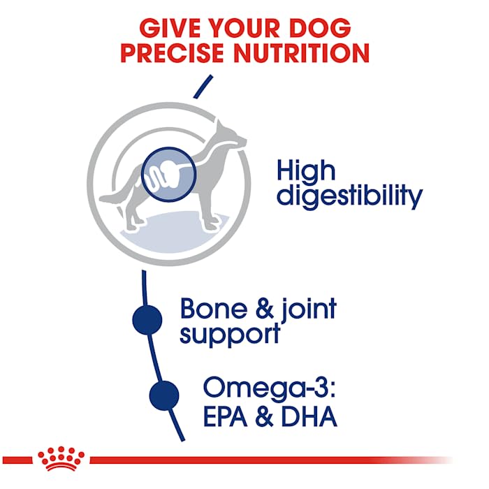  Royal Canin Large Breed Adult Dry Dog Food, 30 Lb Bag