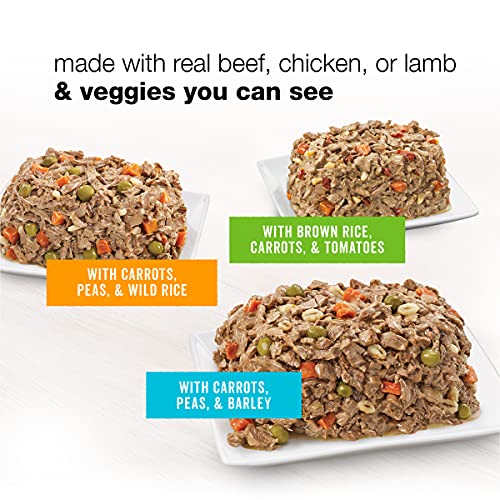  Purina Beneful High Protein, Gravy Wet Dog Food Variety Pack, Chopped Blends - (12) 10 Oz. Tubs