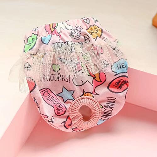  Cute Pet Bitch Physiological Panties Shih Tzu Yorkie Teddy Diaper Puppy Pants Small And Medium-Sized Dog Panties A3 M