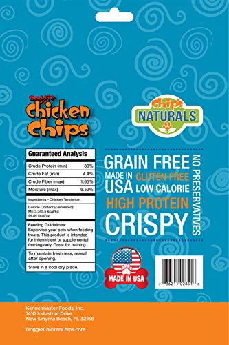  All Natural Chicken Chips- Dog Treats (Small- 4 Oz. Bag)