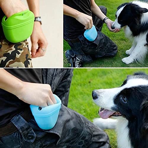  BITWIT Pet Bed, Dogs Training Treat Bag Outdoor Detachable Pet Food Snack Waist Bag Dog Sided Bag Puppy Feeding Supplies (Color : D)
