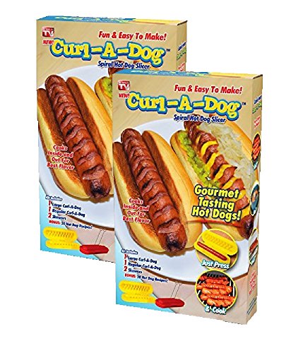  Curl A Dog Spiral Hotdog Slicer 2 Pack