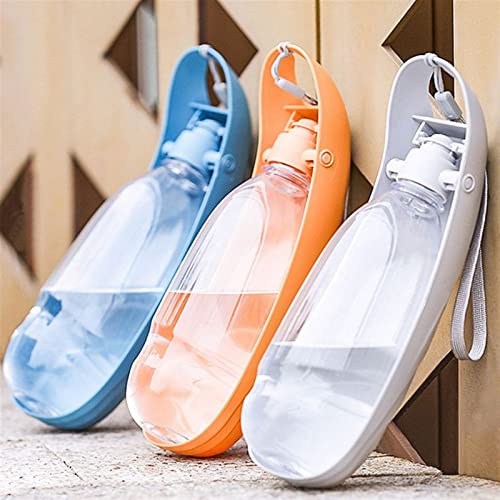  AACARB Cat Water Dispenser, Portable Pet Dog Cat Water Bottle Travel Cups Drinking Bowl Outdoor Feeder Leak Proof Dog Water Dispenser Pet Products For Dogs (Color : Orange)