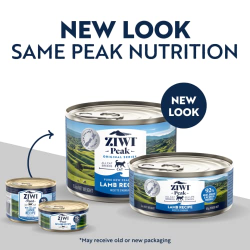  ZIWI Peak Canned Wet Cat Food – All Natural, High Protein, Grain Free, Limited Ingredient, With Superfoods, Lamb, 6.5 Ounce (Pack Of 12)