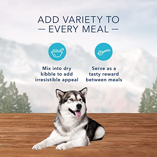  Blue Buffalo Wilderness Trail Toppers Wild Cuts High Protein, Natural Wet Dog Food Variety Pack, Chicken And Beef Bites, 3-oz Pouch, 12 Count