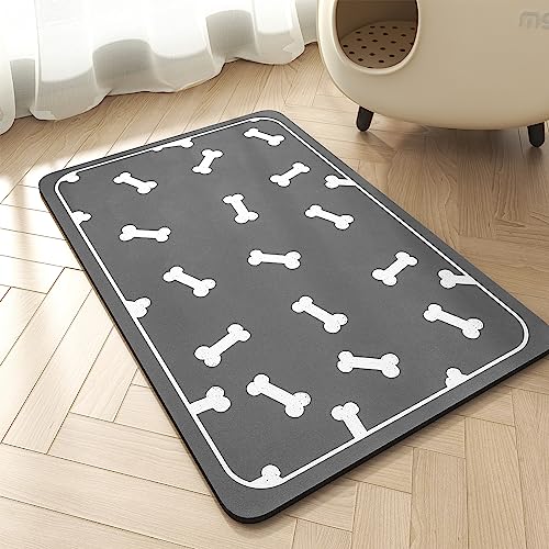  Pet Feeding Mat-Absorbent Dog Mat For Food And Water Bowl-No Stains Easy Clean Dog Food Mat-Quick Dry Dog Water Dispenser Mat-Puppy Supplies Dog Stuff-Dog Accessories Dog Water Bowl Mat