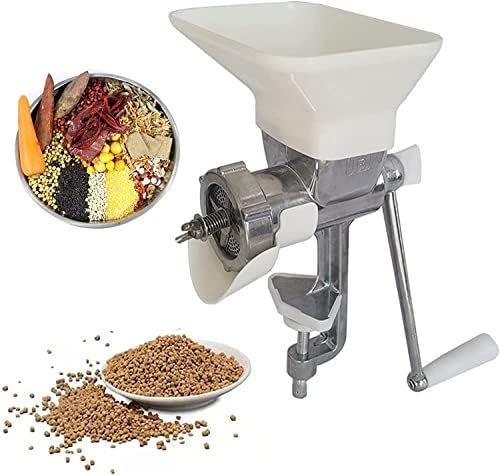  Pet Dog Cat Feed Maker, Manual Animal Feed Food Pellet Machine, Birds Fishing Bait Granulator Pelleter, 1.5/2.5/3/4/5/6/7/8/9/10mm Molds For Fish Parrot Chin Indigo Birds Larks Thrush ( Size : 2.5mm )