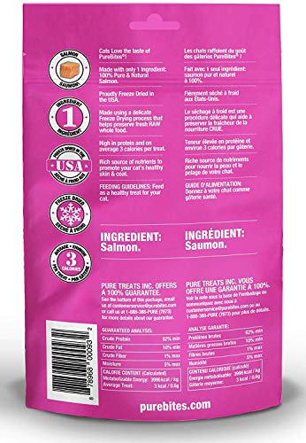  PureBites Wild Salmon Freeze Dried Cat Treats