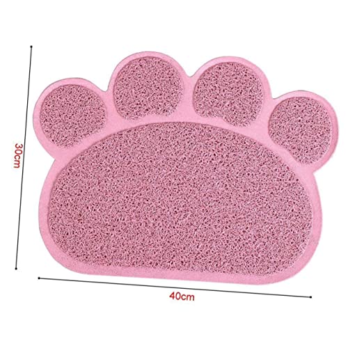  Washable Rugs 3pcs Shape Non- Feeding Control Bowl *cm Placemat Scatter Paw Puppy Pet Kitten Food Cat Dish Matswaterproof Dog Litter Soft PVC Water Rug Mat Washable Rug