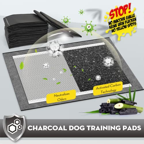  CROCI XXL 30"x36" Charcoal Pads For Dogs, Odor-Control Carbon Pee Pads For Dogs Absorbs Up To 10 Cups Of Liquid, 6-Layer Leak-Proof & Quick Dry Dog Training Pads, Disposable (35 Counts)