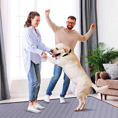  Jhua Washable Pee Pads For Dogs Large 59"x59" Reusable Pee Pads For Dogs, Non-Slip Waterproof Puppy Pads Pet Training Pads, Heavy Absorbent Pee Pad For Dogs, Playpen, Crate, Travel