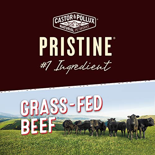 Castor & Pollux Pristine Grain Free Small Breed Grass-Fed Beef Stew Canned Dog Food, (12) 3.5oz Cans