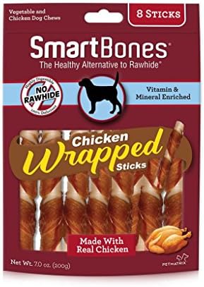  SmartBones Chicken-Wrapped Sticks, Treat Your Dog To A Rawhide-Free Chew Made With Real Chicken And Vegetables