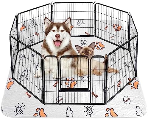  Washable Pee Pads For Dogs, 2 Pack Large 36"x41" Super Absorbent Reusable Dog Training Pads, 100% Waterproof Non-Slip Pee Pads Whelping Pads Dog Playpen Indoor Dog Cage Pads Dog Mat Pet Supplies