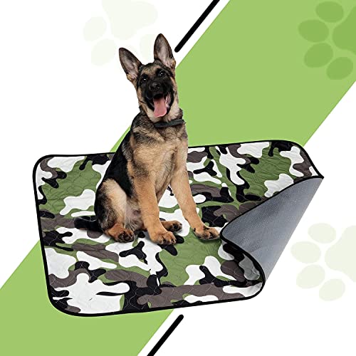  2 Pack Washable Pee Pads For Dogs Reusable Urine Incontinence XL Mats 30x36