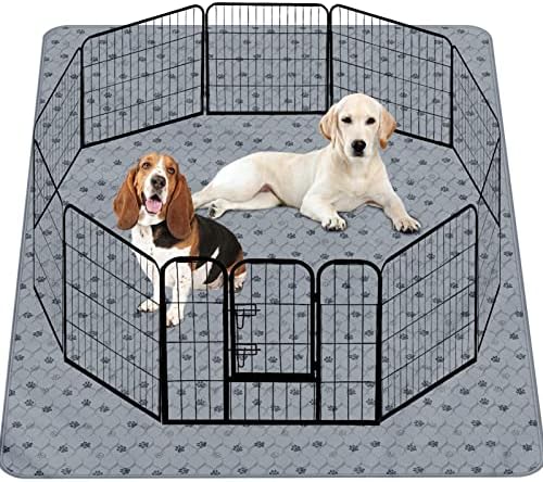  SCLOSE Washable Pee Pads For Dogs 48"x72", Washable Dog Pee Pads,Reusable Training Pee Pads For Dogs Washable,Non-Slip ,Super Absorbent Incontinence,Waterproof Dog Whelping Mat