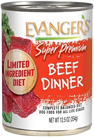  Evanger's Super Premium Lamb & Rice Dinner For Dogs