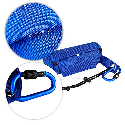  Dibea Dog Food Bag Dog Training Pouch Portable Dog Treat Bag Snack Bag Dogs Blue