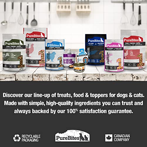  PureBites Gently Air Dried Cod Skin Jerky Dog Treats 137g | 1 Ingredient | Made In Canada
