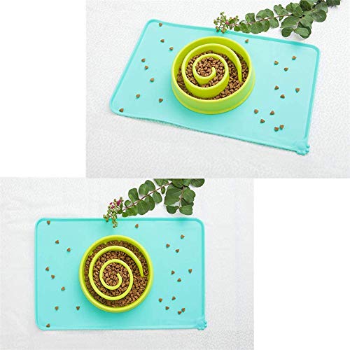  TYUXINSD Beautiful Cat Cushion Silica Gel Waterproof Cat Litter Mat Durable Non Slip Dog Mattress Protect Floor And Carpet Easy Clean Pet Bed Mat For Kittens Black (Color : Green)