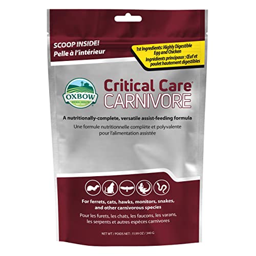  Oxbow Animal Health Critical Care, Carnivore, 340 Gram Bag (529.15010.3)