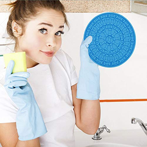  Dog Shower Licking Pad, Dog Peanut Butter Licking Pad Slow Feeder, Dog Pad Adsorbs To Wall For Grooming, Pet Bath And Dog Training (2 Pieces)