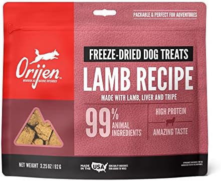  ORIJEN Freeze Dried Original Dog Treats, WholePrey Ingredients, 3.25oz