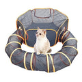  WESTN Outdoor Cat Enclosures Set Of 2, Enclosed Indoor Outdoor Pet Tent, Pop Up Visual Mesh House With Portable Bag, For Kitten Puppy Small Dog Animal, Pet Relaxing, Play