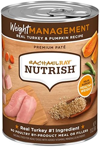  Rachael Ray Nutrish Gentle Digestion Wet Dog Food, Real Chicken, Pumpkin & Salmon, 13 Ounce Can (Pack Of 12)