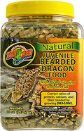  Zoo Med Natural Juvenile Bearded Dragon Food 10 Oz - Pack Of 10