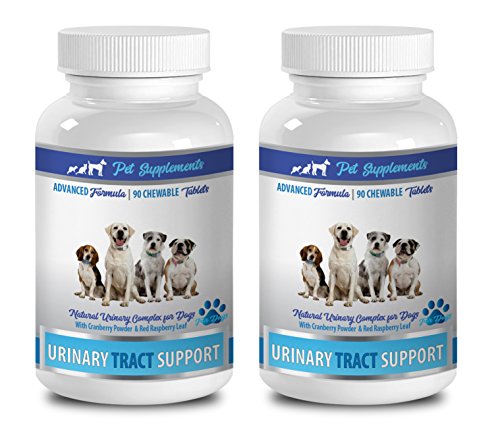  PET SUPPLEMENTS Urinary Support For Dogs - Urinary Tract Support - For Dogs - Advanced Complex - CHEWABLE - Dog Cranberry Urinary - 2 Bottle (180 Chews)