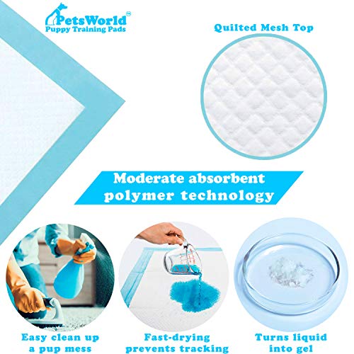  Dog Training Puppy Pads 23x36, Case Of 100 Dog Pee Pads, Basics Doggy Pee Pad, Good For Dog Food Wet, Large Dog Bed, Diaper Changing Pad, Cat Beds Clearance Prime